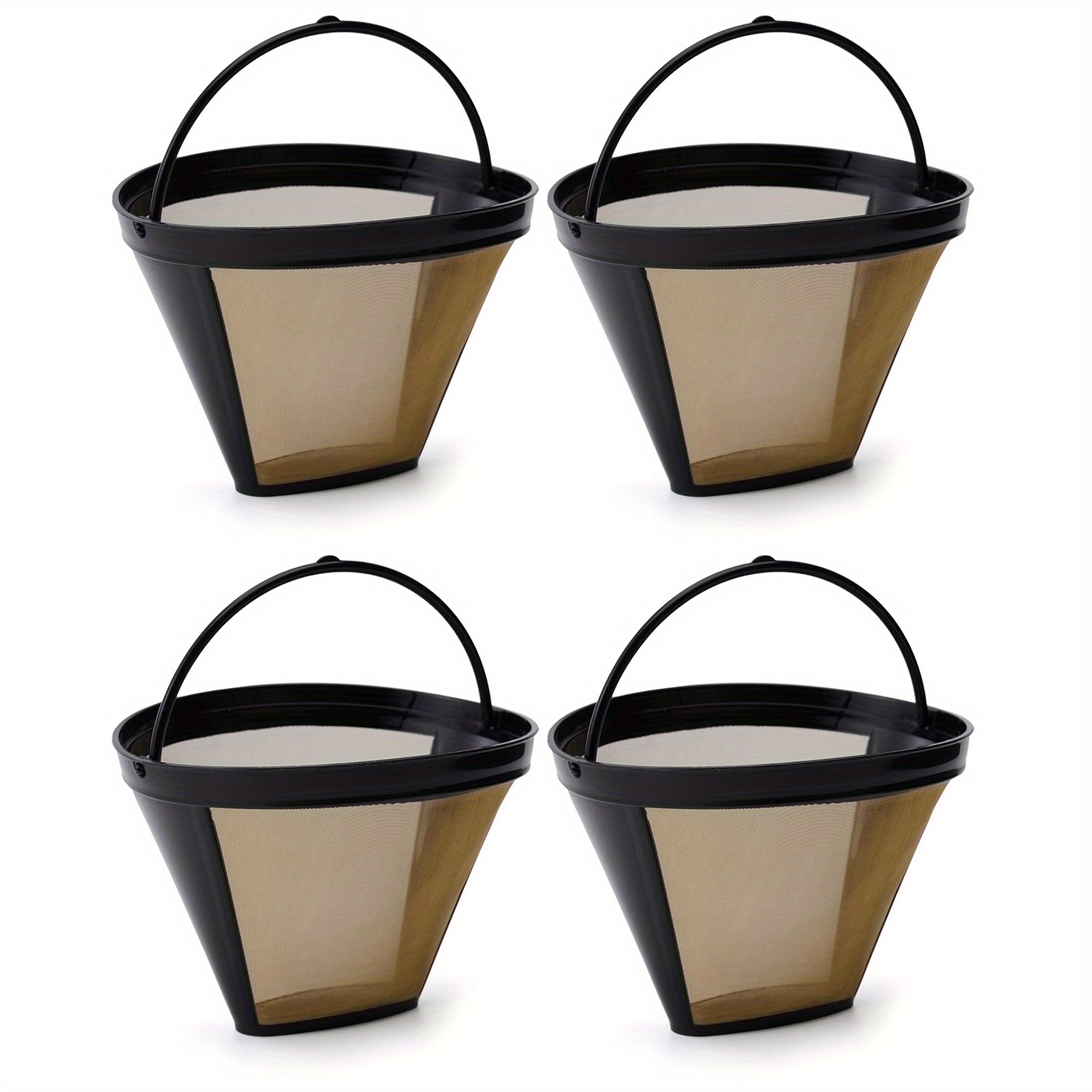 VIVI SKY Reusable Coffee Filter for Ninja Coffee Maker, 4 cone Coffee Maker  Filter #4 for Ninja Dual Brew Coffee Maker Ninja Coffee Accessories (5* K