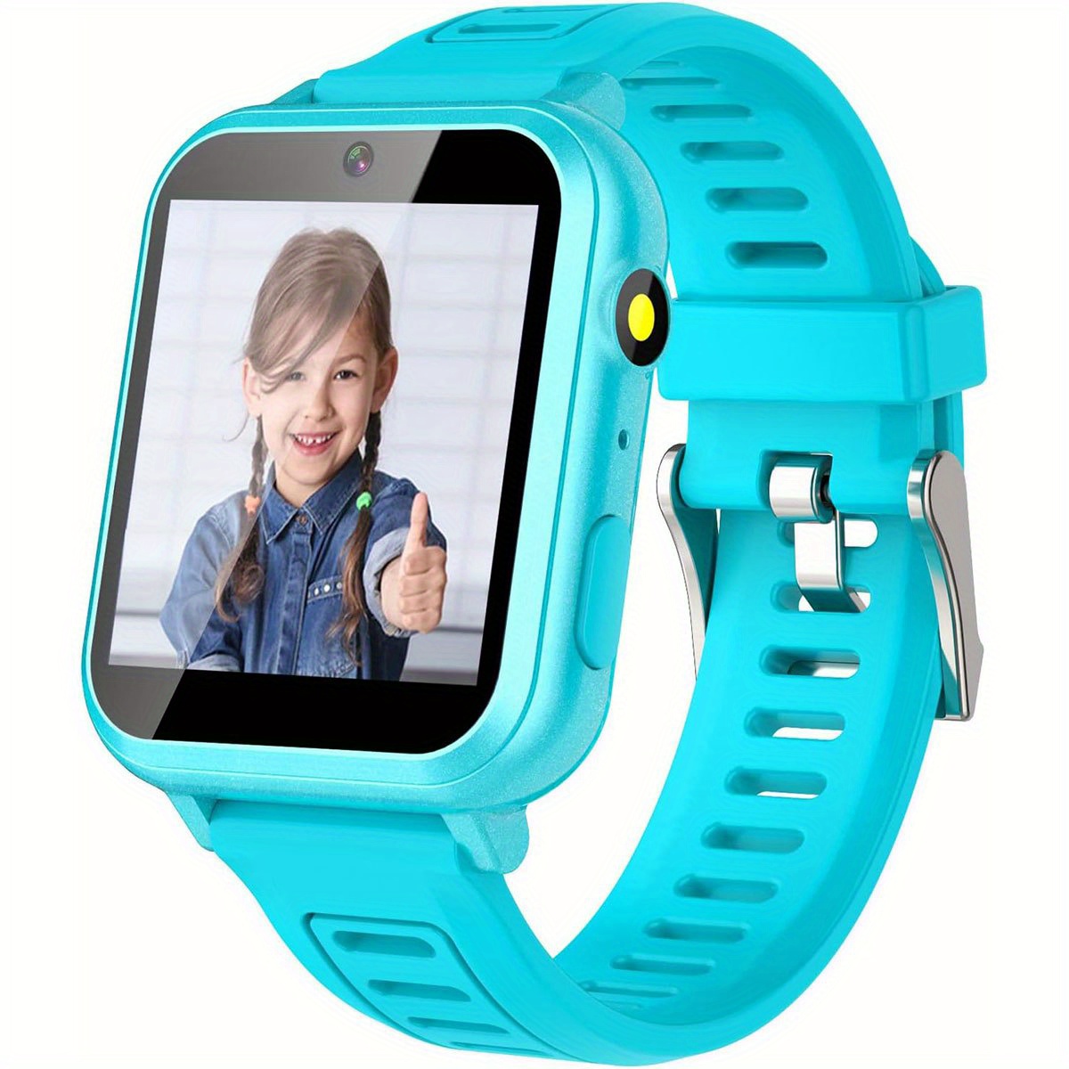  Sedzofan Reloj inteligente para niños, regalo para niñas de 6 a  12 años, 24 juegos de rompecabezas, pantalla táctil HD, relojes para niños  con MP3, música, podómetro, linterna de 12/24 horas