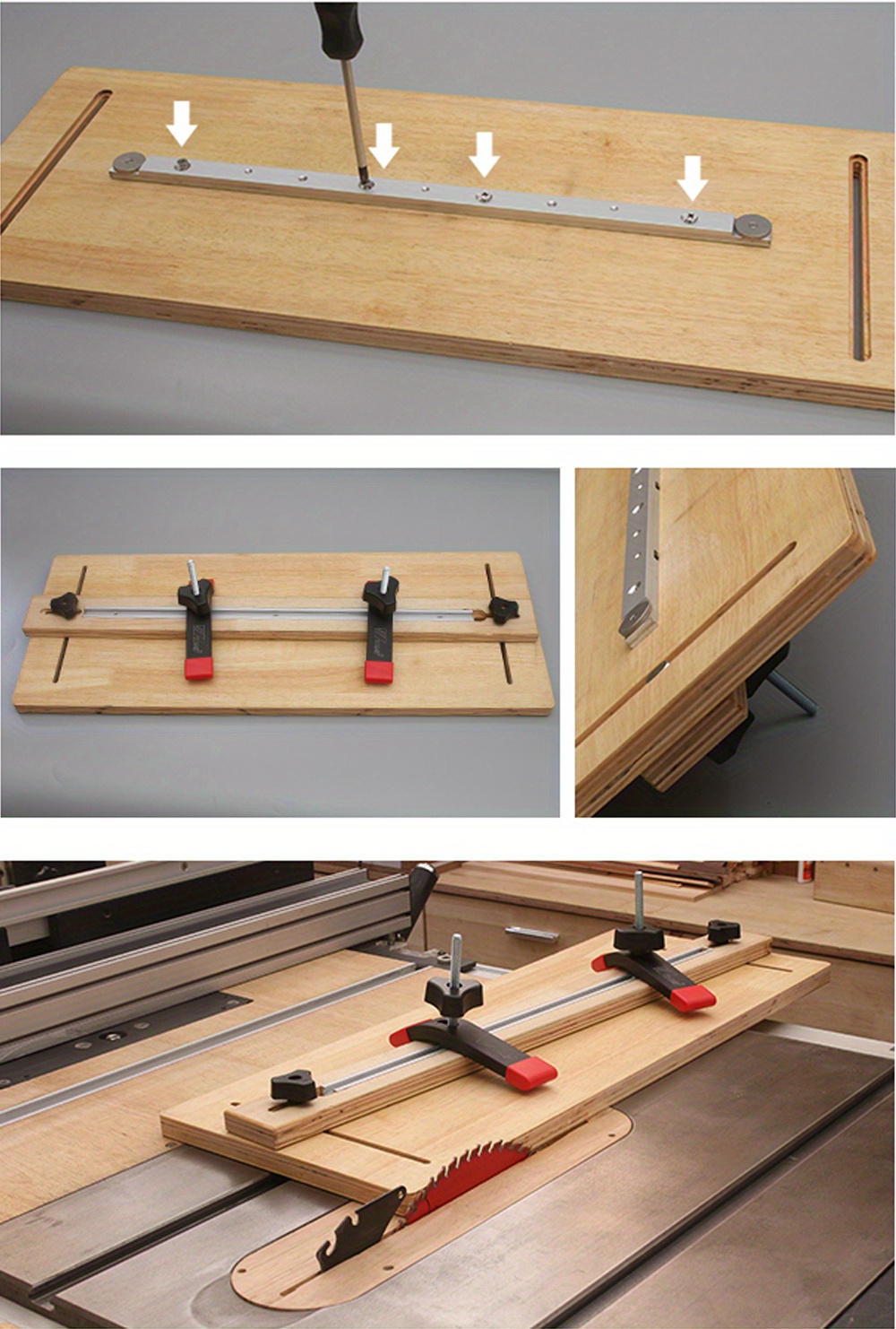 Miter Bar Jig Fixture Bar Slider Table Saw Gauge Rod Wood - Temu