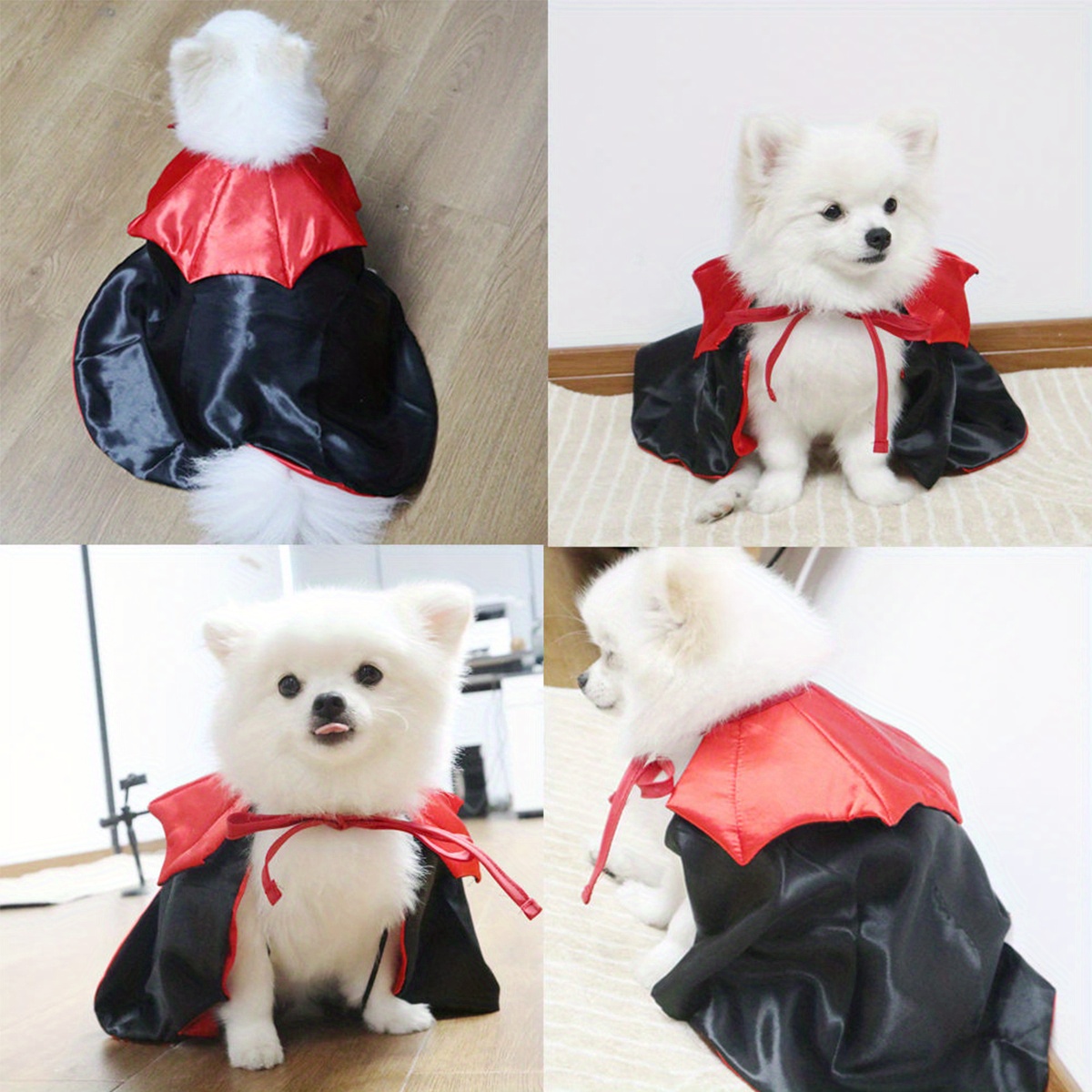 Gna Belle Cute Cat Dog Cloak Plush Pet Cloak Kitty Cape 