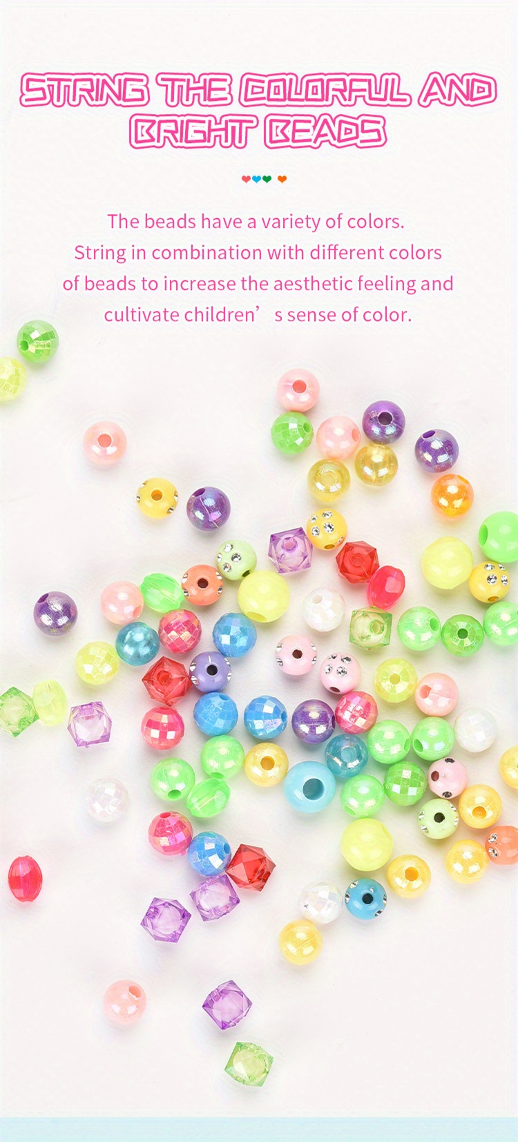 Charm Bracelet Making Kit Including Beads Chains Diy Craft Temu