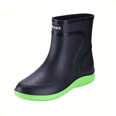 Mens Waterproof Non Slip Fishing High Top Plastic Rain Boots With Assorted  Colors, Check Out Today's Deals Now