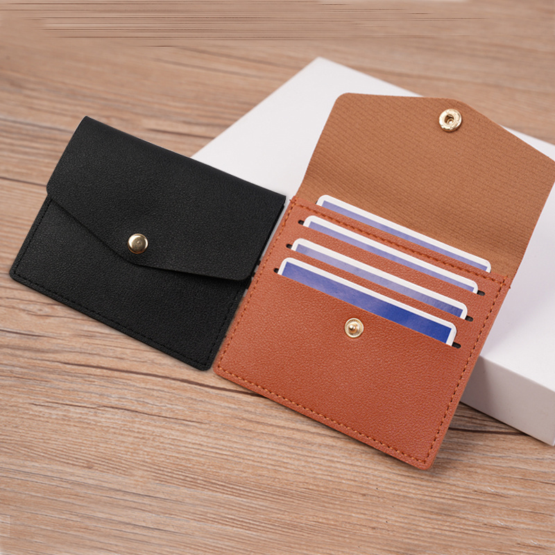 Men's Card Holder Minimalist Id Card Credit Card Holder Bank Card Holder  Coin Cash Purse - Temu