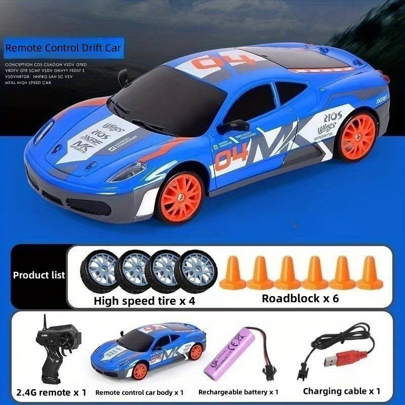 High Speed 15km/h Rc Car Toys 1/24 Remote Control Mini Scale Model Vehicle  Electric Drift Racing Car Gift - Temu