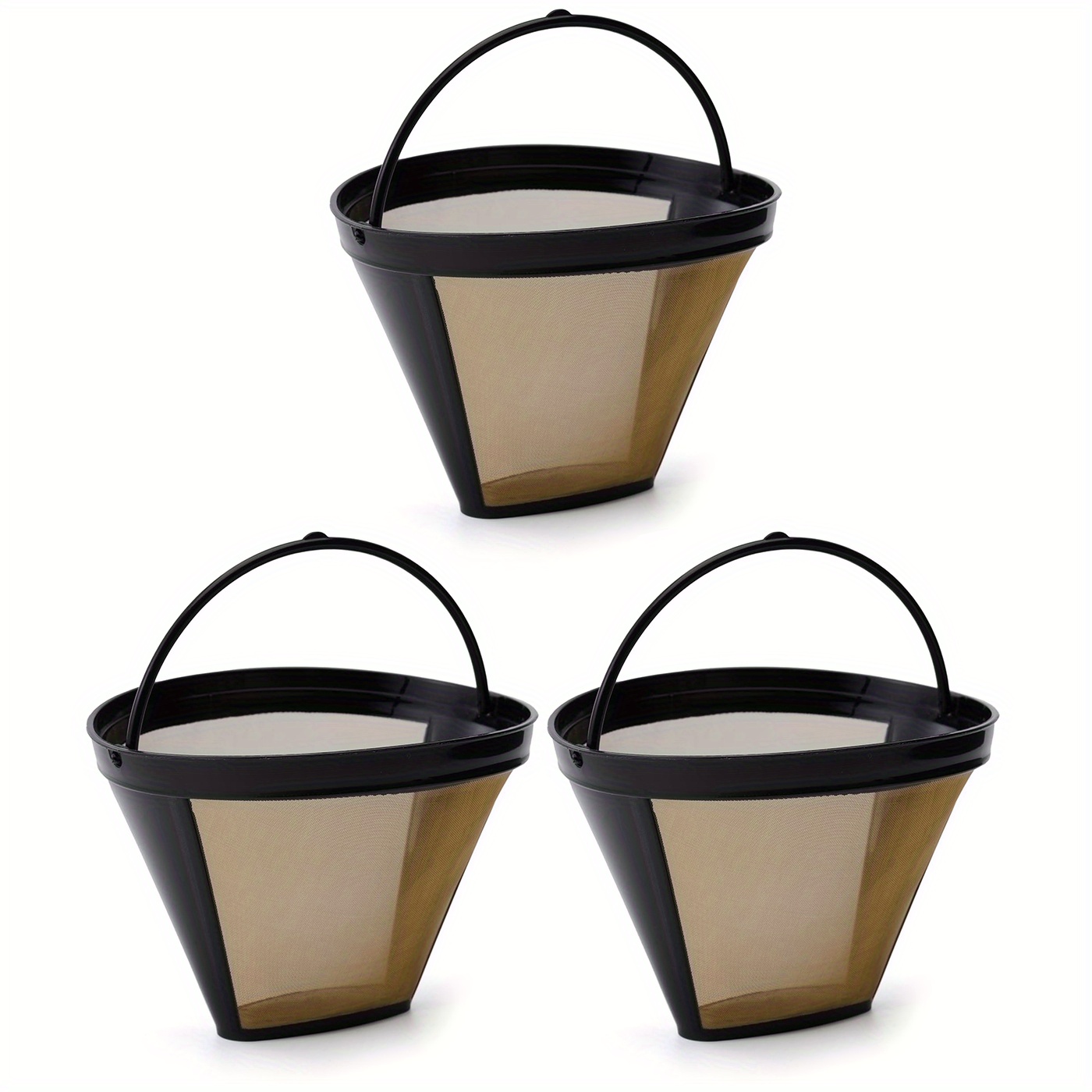 2pcs 4 cone Reusable Coffee Filter Basket for Ninja Dual Brew