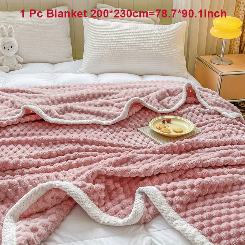 Fleece Blanket Soft Cozy Throw Blanket Nap Blanket For Couch - Temu