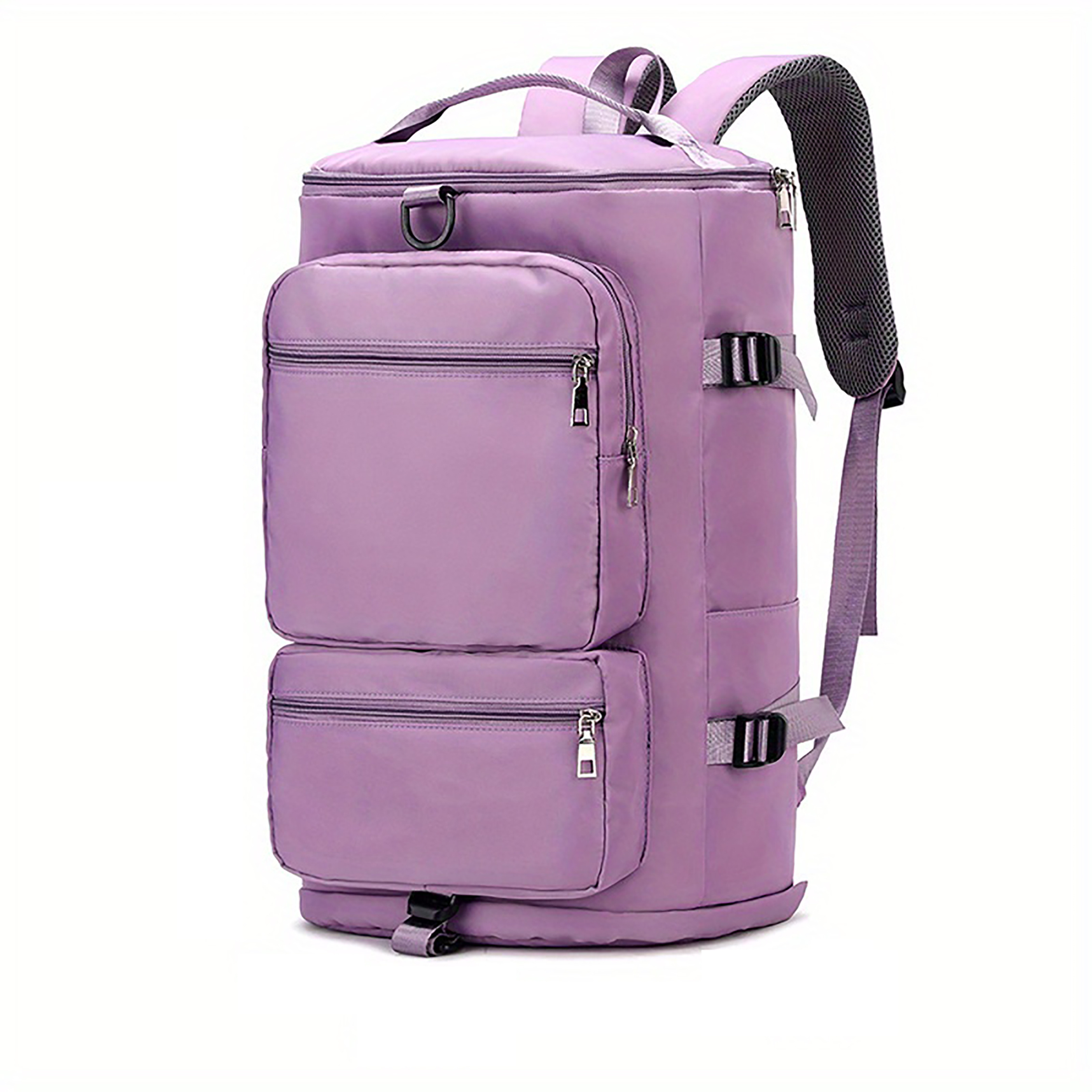 Large Capacity Portable Luggage Bag - Perfect For Sports Training, Travel & Backpacking With Shoe Compartment!
