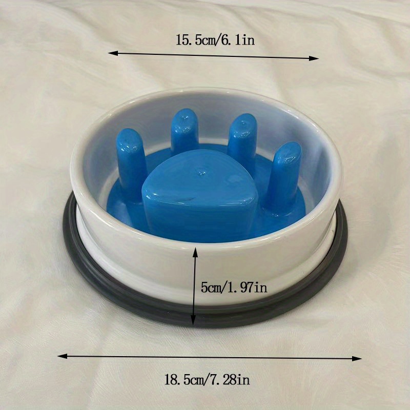 Pet Supplies : Thumberly Slow Feeder Dog Bowl, Anti-chocking