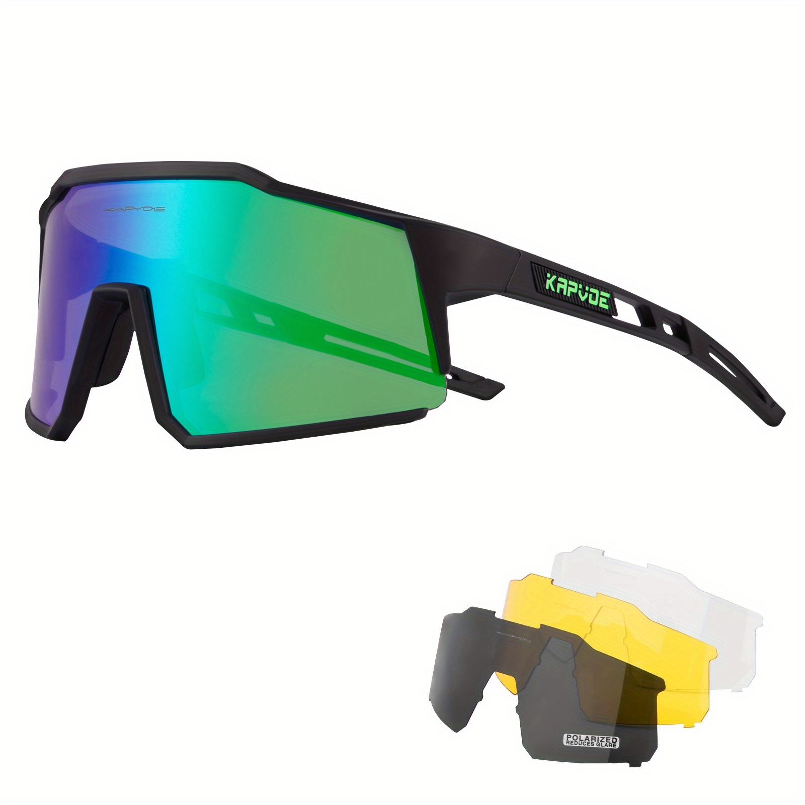 VOZAPOW Gafas de ciclismo fotocromáticas para hombres y mujeres, UV400  gafas de sol deportivas para MTB, equitación, correr, pesca, béisbol