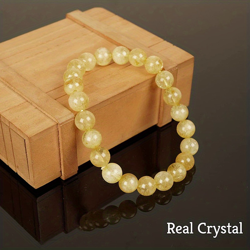 natural citrine bracelets 8mm   bead bracelet   bracelet precious   bracelet gift details 2