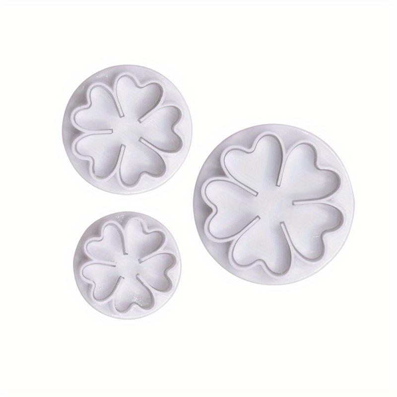 Heart Flower Shape Biscuit Cutters Cookie Stamps Plunger - Temu