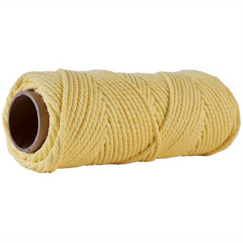 50 Meters 20 Colors Cotton Macrame Cord Colorful Cords Beige - Temu United  Kingdom