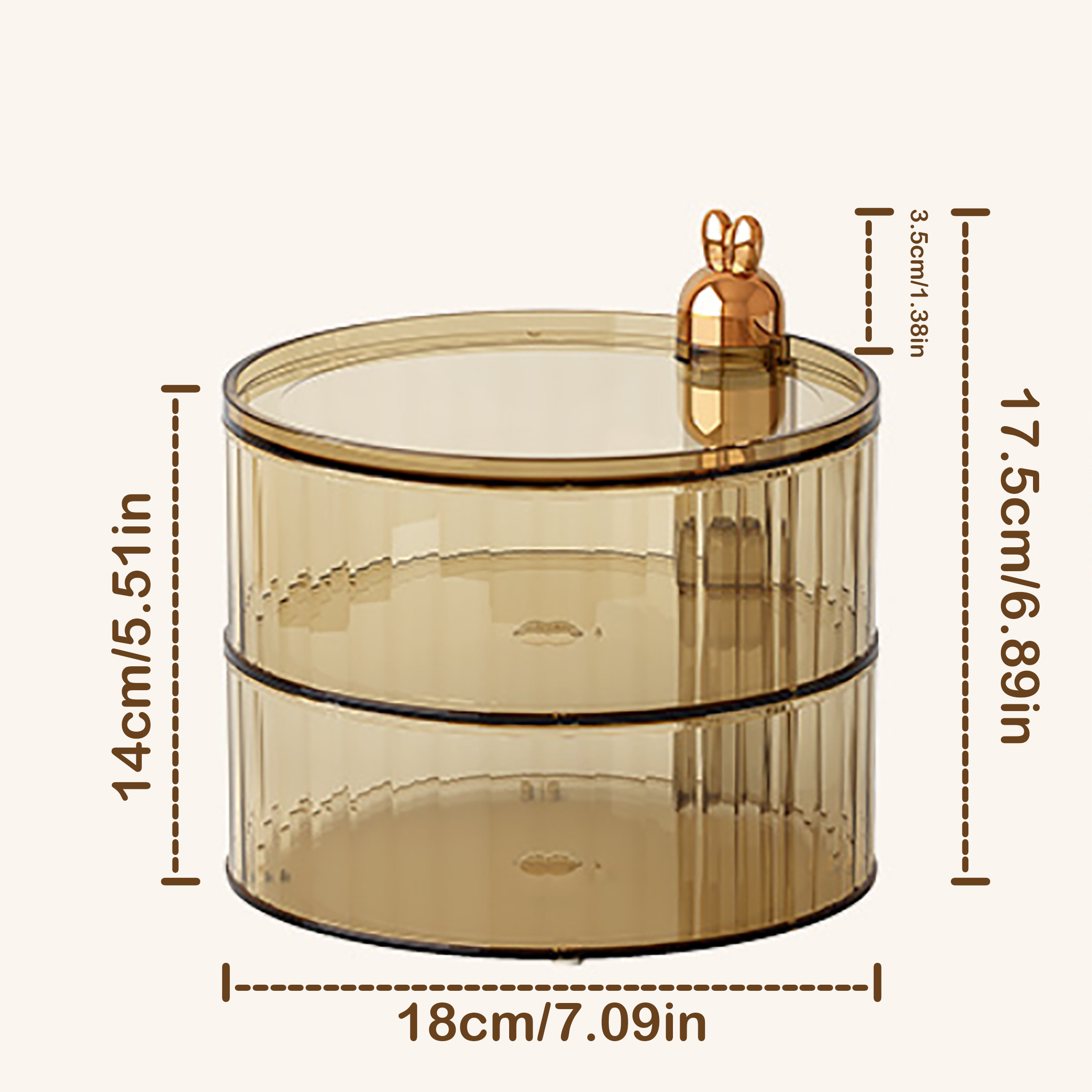 Candy Storage Container, Rotating Kids Snack Box