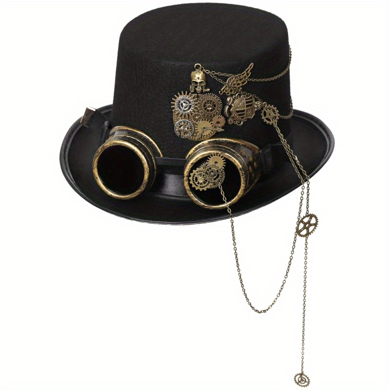 Tinque Designs Steampunk Top Hat with eyepiece -  –   - New & Vintage Pieces for your Home and Closet