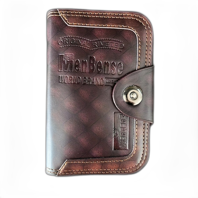 Mens Leather Card Wallet leather Bifold Wallet Leather 