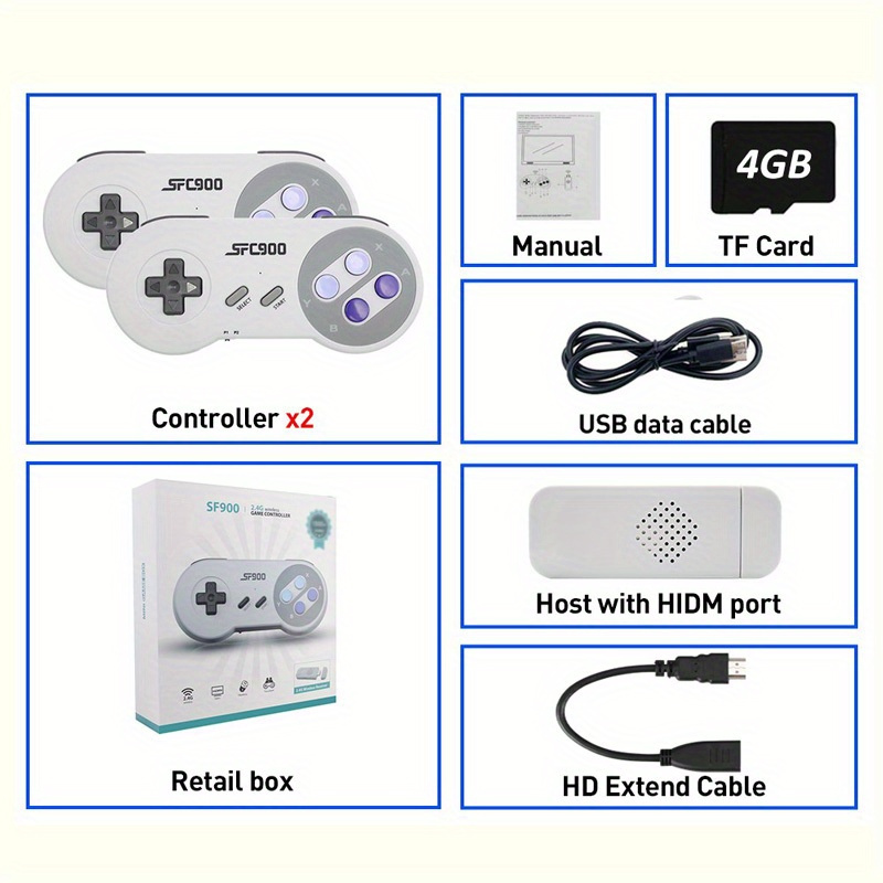 Video Game Console For Super Snes Nes Game Stick Tv Game Player