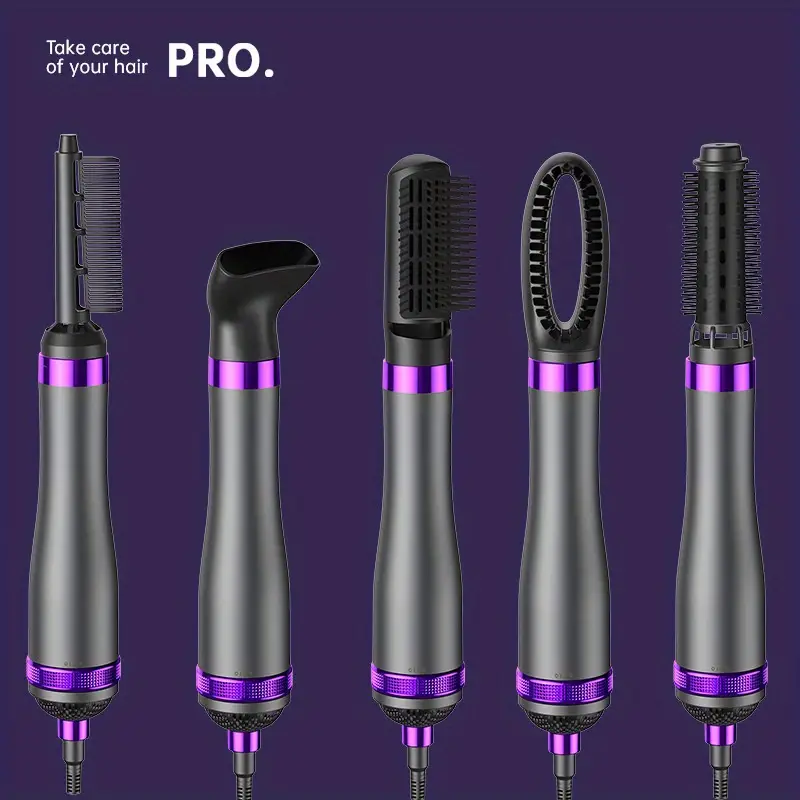 hair dryer brush 5 in 1 hair dryer hot air brush hair styler one step hair blowout volumizer for straightening curling drying combing details 7