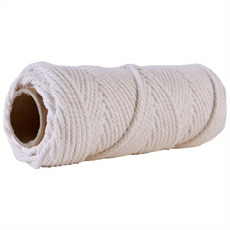 Twisted cotton rope 4mm - Pure White