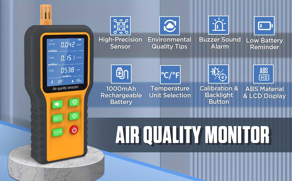 General Tools DBAR880 Indoor-Outdoor Temperature Humidity Monitor