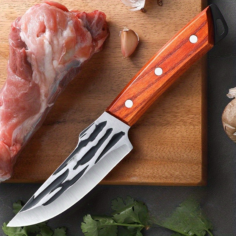 Forged Stainless Steel Sharp Boning Knife Commercial Knife - Temu