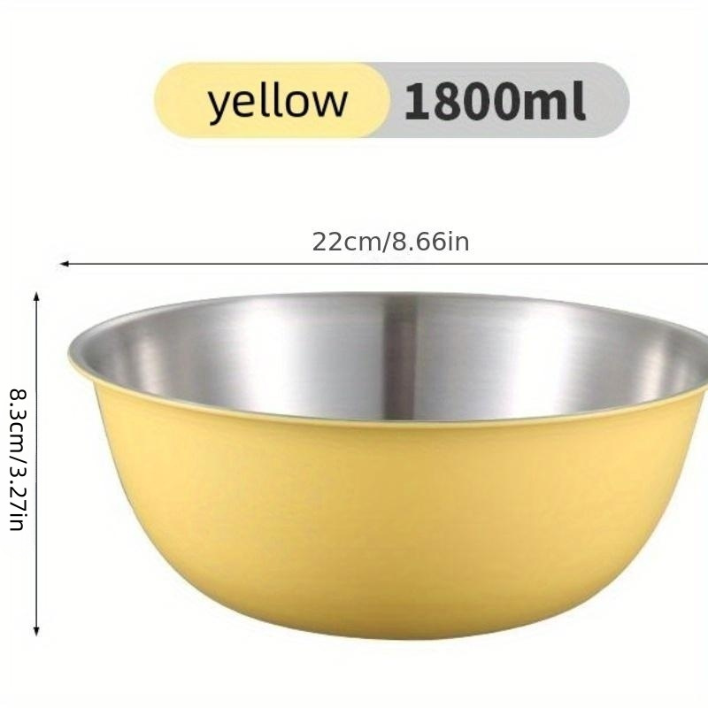 Stainless Steel Food-grade Cooking Bowls, Kitchen Baking And Noodles, Mixing  Bowl Salad Bowl, Household Egg Bowl - Temu