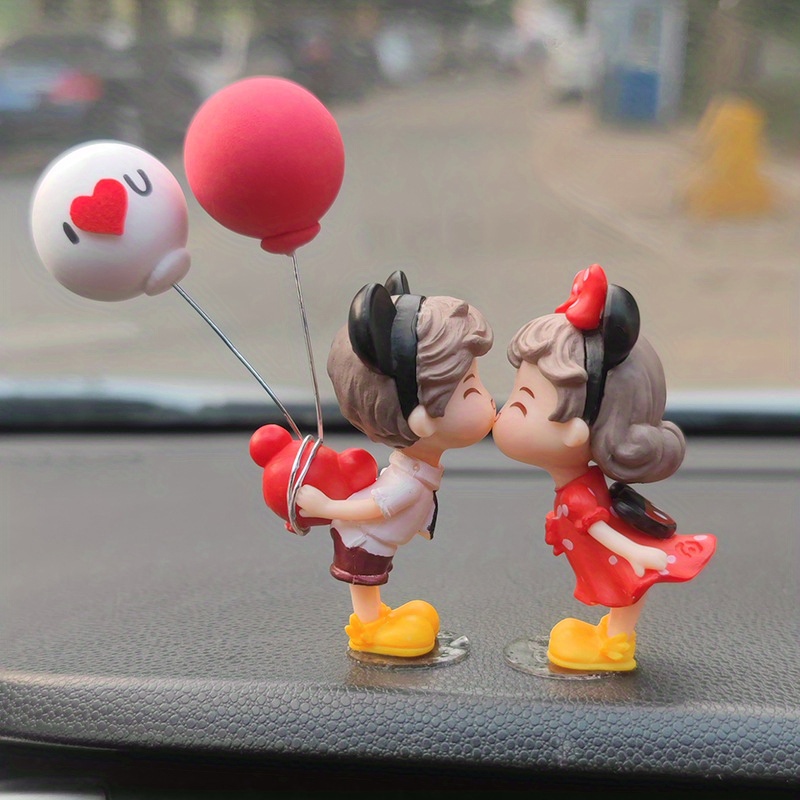 Cute Car Interior Decoration Ornaments Creative Cartoon Couple