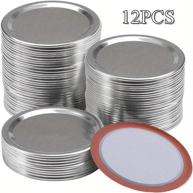 Wide Mouth Canning Lids, Mason Jar Lids, Wide Mouth Bulk Canning Jar Lids  For Canning Food, Jams, Fruits, Diy Decorations-100% Airtight, Wide Mouth Mason  Jars, Home Kitchen Supplies - Temu