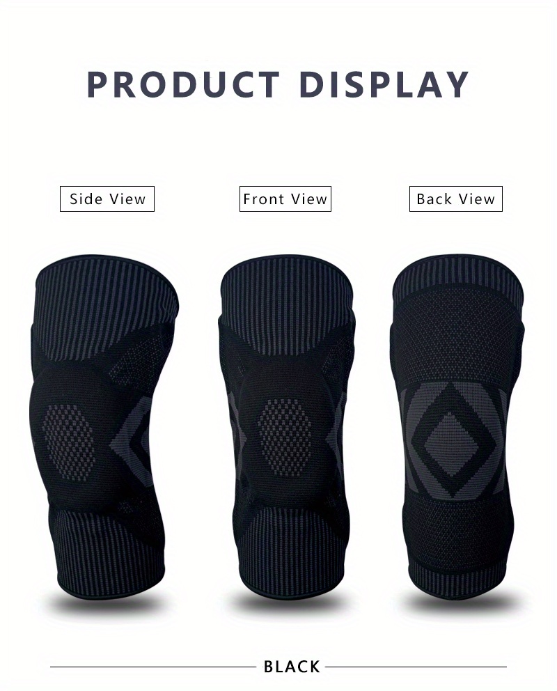 Knee Compression Sleeve Knee Braces Knee Pain Side Temu