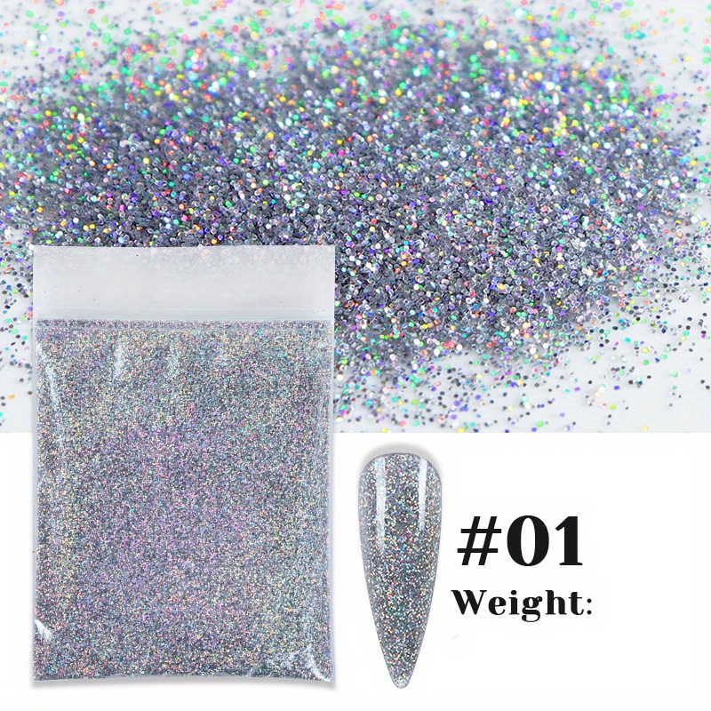Fine Micro Glitter in 15g Pots Available in 5 Colours, Non-toxic Glitter, Glitter  for Crafts, Card Making, Nail Art 