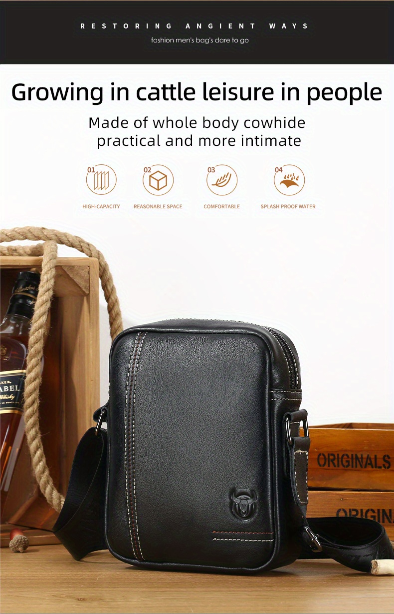 Men's Shoulder Bag - Practical & Comfortable