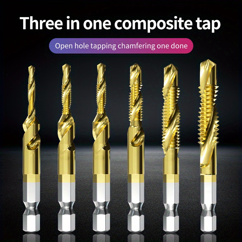 Drill one Machine Tap Three in one Composite Tap Temu Australia