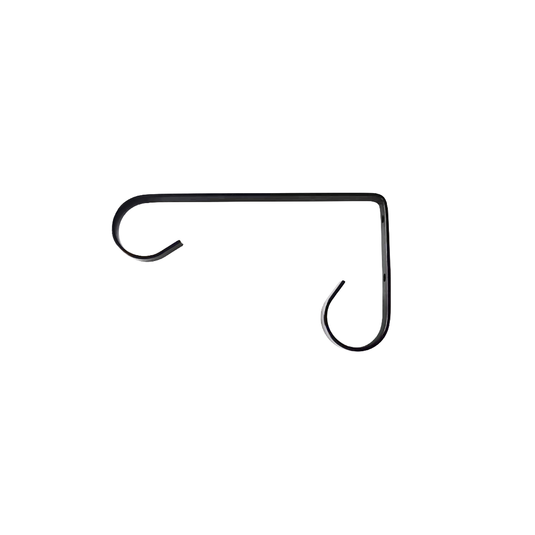1pc Hanging Plant Bracket, Wall Mount Hook, Multifunctional Practical Metal Hook Non-slip Hook For Wall Light, Wind Chime, Kitchen Household Tool
