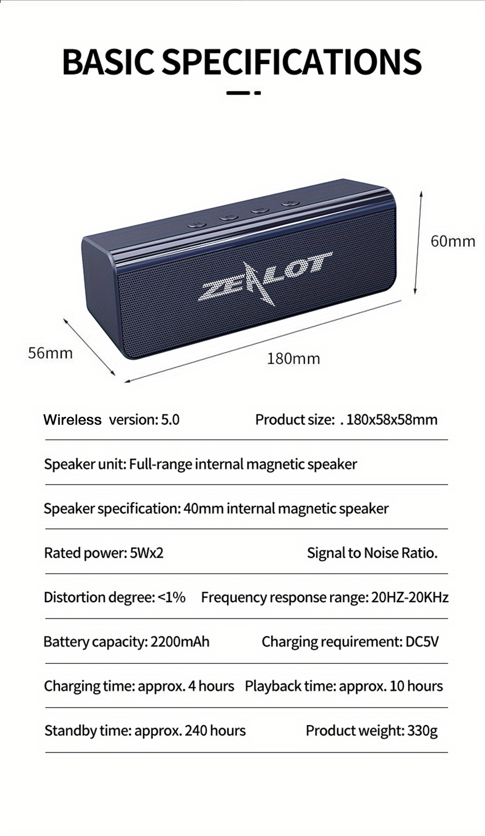 Zealot S31 Altavoz Inalámbrico Portátil Futurista Altavoces - Temu Chile