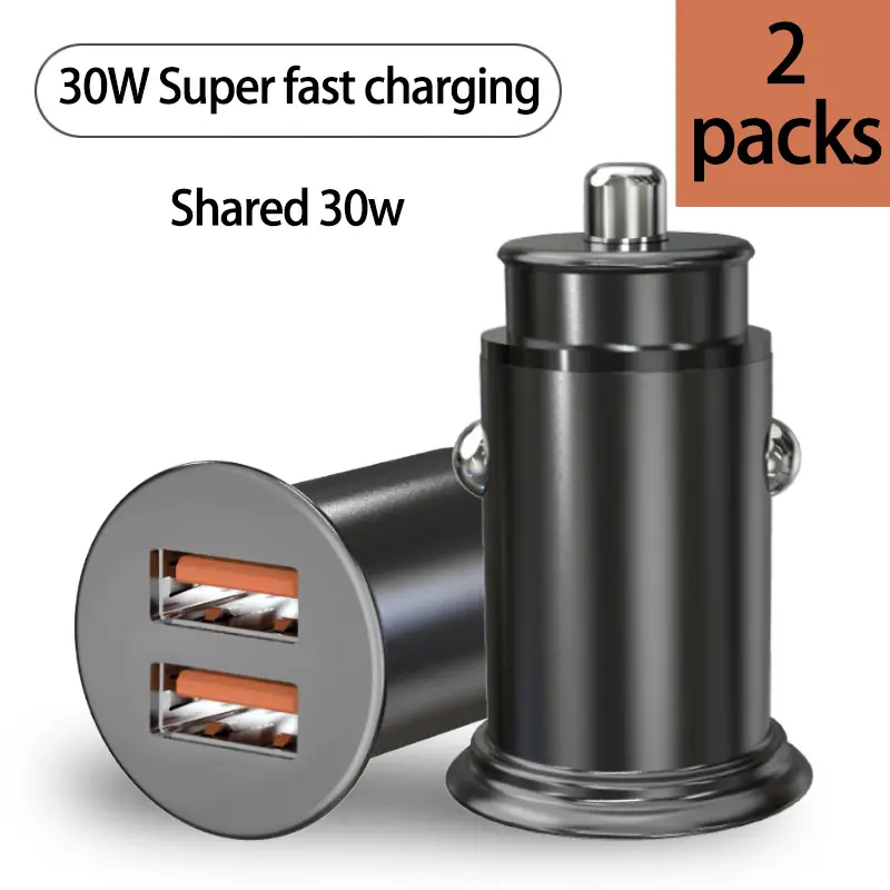 Car Charger Ainope Smallest 4.8a Metal Usb Car Charger Port - Temu