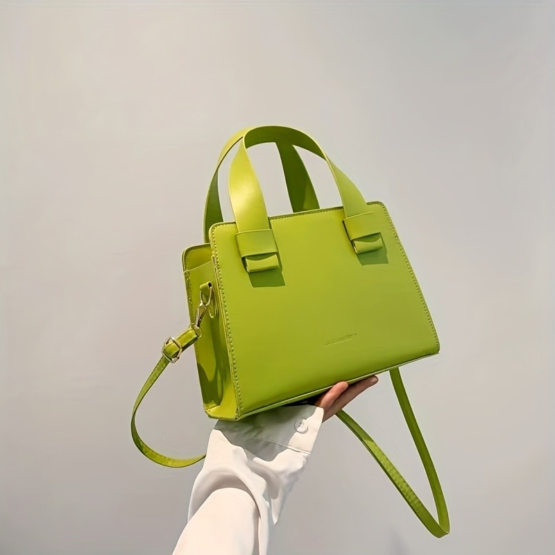 Minimalist Solid Square Bag All Match Satchel Bag