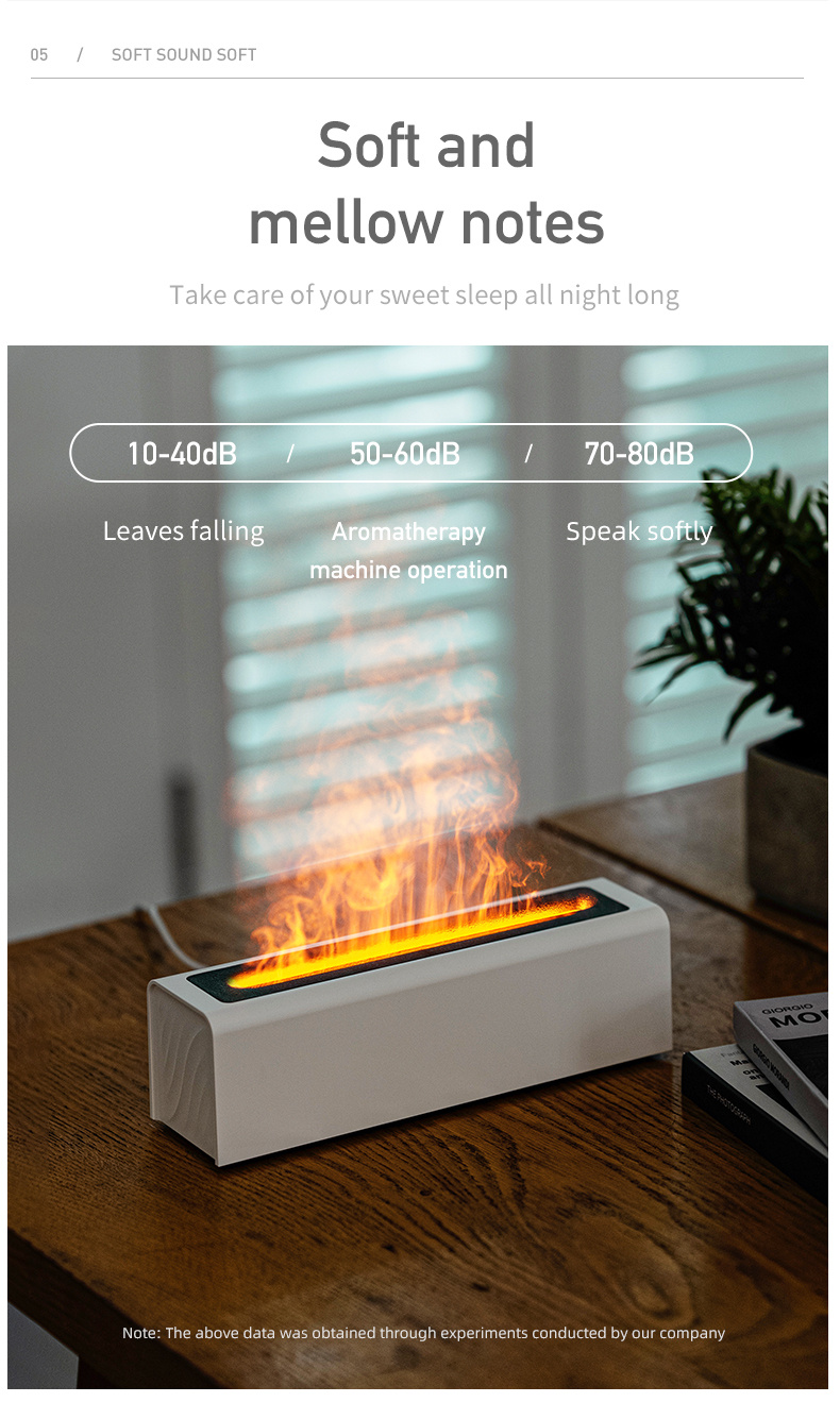 Flame Air Humidifier For Home 150ml Essential Oils Diffuser With Colorful Lights USB Aromatherapy Humidifiers Diffusers Timing Function Water Shortage Automatic Power Off Fragrance Diffuser details 9