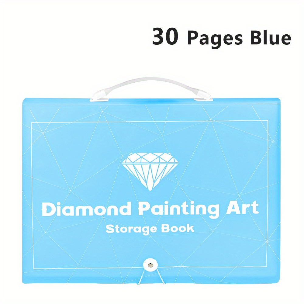 30pages A3 Artificial Diamond Painting Storage Book - Temu