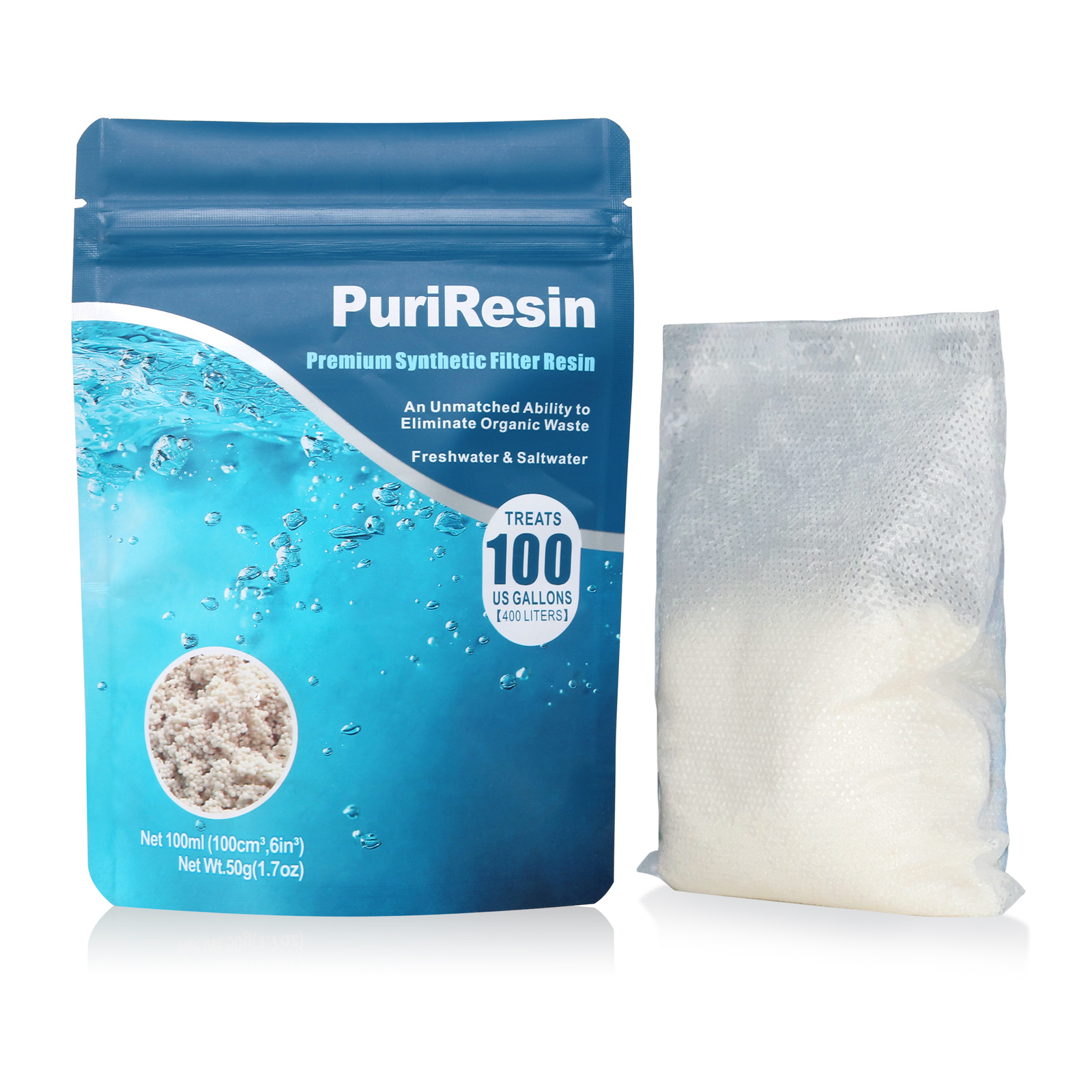 Seachem Purigen 100mL Premium Synthetic Filter Resin Removes Organic Waste