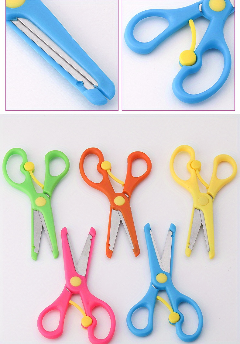 Office Stationery Students' Handmade Scissors Safety Student - Temu