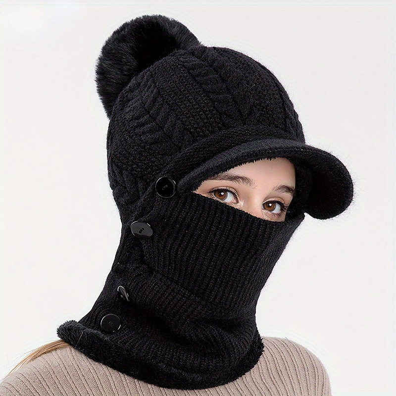 Breathable Winter Hat High Elasticity Windproof Wear - Temu