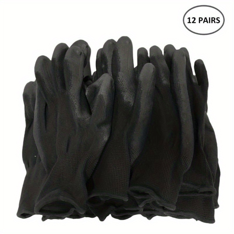 Guantes de trabajo antiestáticos (ESD) para construcción de PC, 2 pares,  guantes de trabajo delgados y ligeros, ideales para trabajos ligeros.