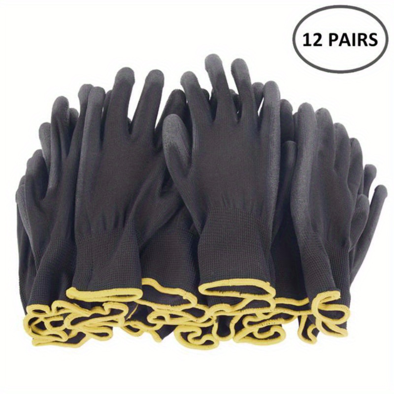 Guantes De Trabajo Para Hombre Uso General Construccion Jardineria Mecanica