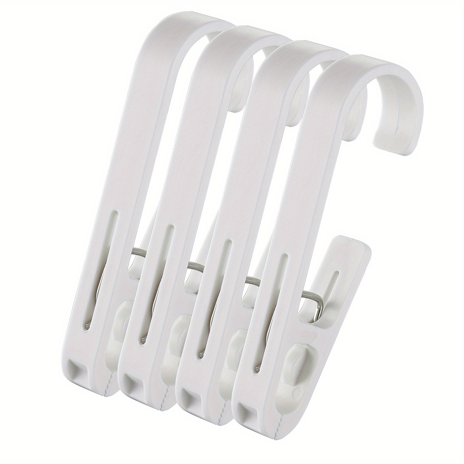 Takhery 10 Pieces Portable Laundry Hooks,Hanging Laundry Hooks Clip Plastic  Laundry Hooks Clip with 360 Rotatable Hanger for Clothes Curtain Bath Towel  Hat Sheets Coat Pants Shoes Towel Socks : : Home