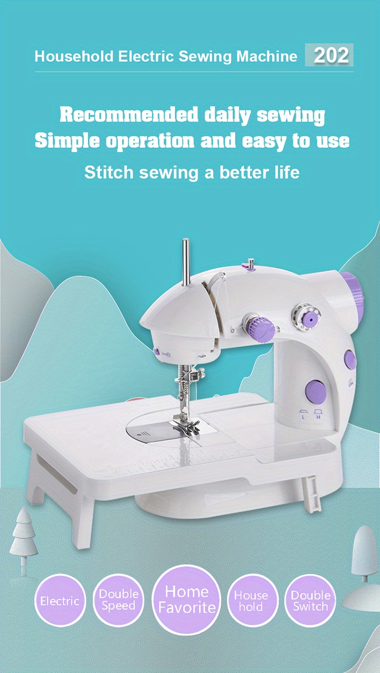 Household Sewing Machine For Beginners Portable - Temu