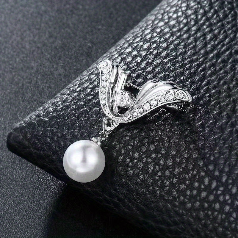 Gorgeous Bow Angel Faux Pearl Brooches Pin For Women - Temu