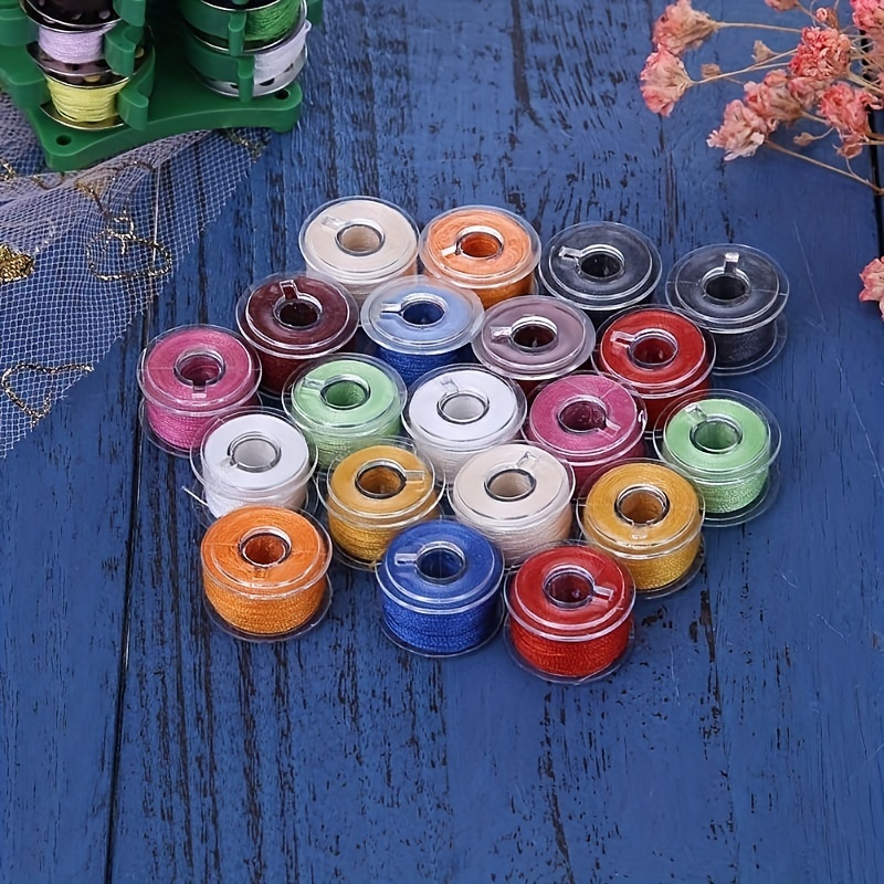 Multicolor Sewing Machine Bobbins Reusable Plastic Bobbins Spools With  Thread For Embroidery Sewing Accessories - Temu United Arab Emirates