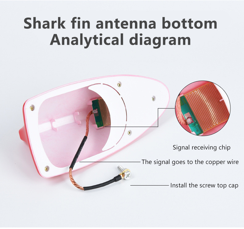 Antenna Modificata Auto Pinna Squalo Pinna Tetto Antenna Decorativa  Accessori Esterni Auto Modificati Senza Perforazione, Trova Grandi Offerte  Ora