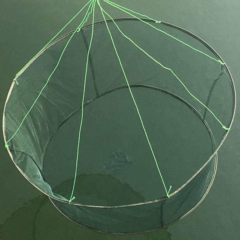 1pc Foldable Fishing Net for Catching Prawns, Crabs, Shrimp, and Fish -  Perfect for Pier, Harbour, Pond, and River Fishing