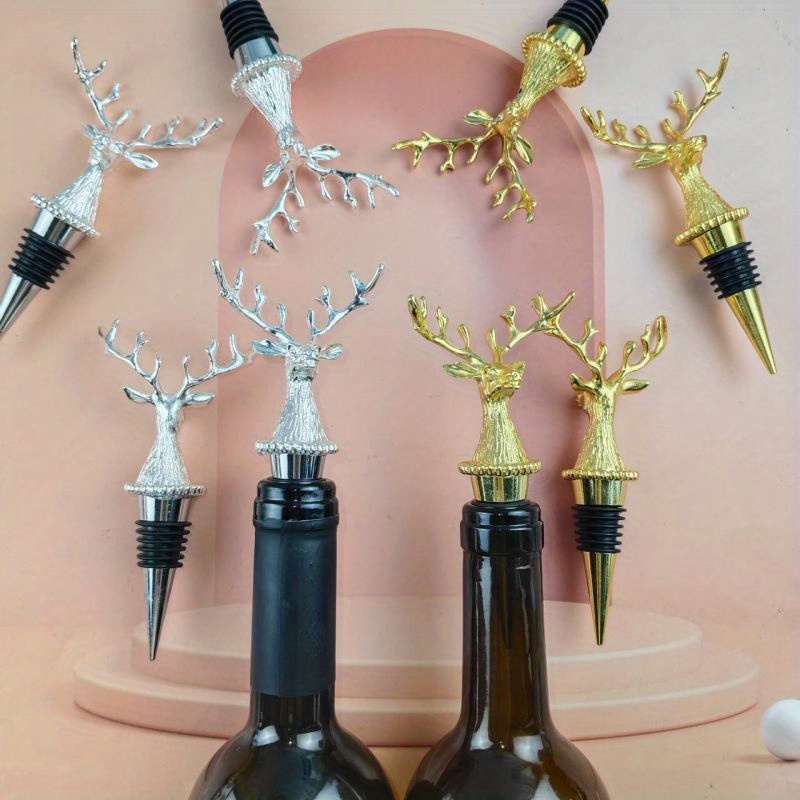 Tapones de botellas de vino de animales chapados en oro de lujo -   México