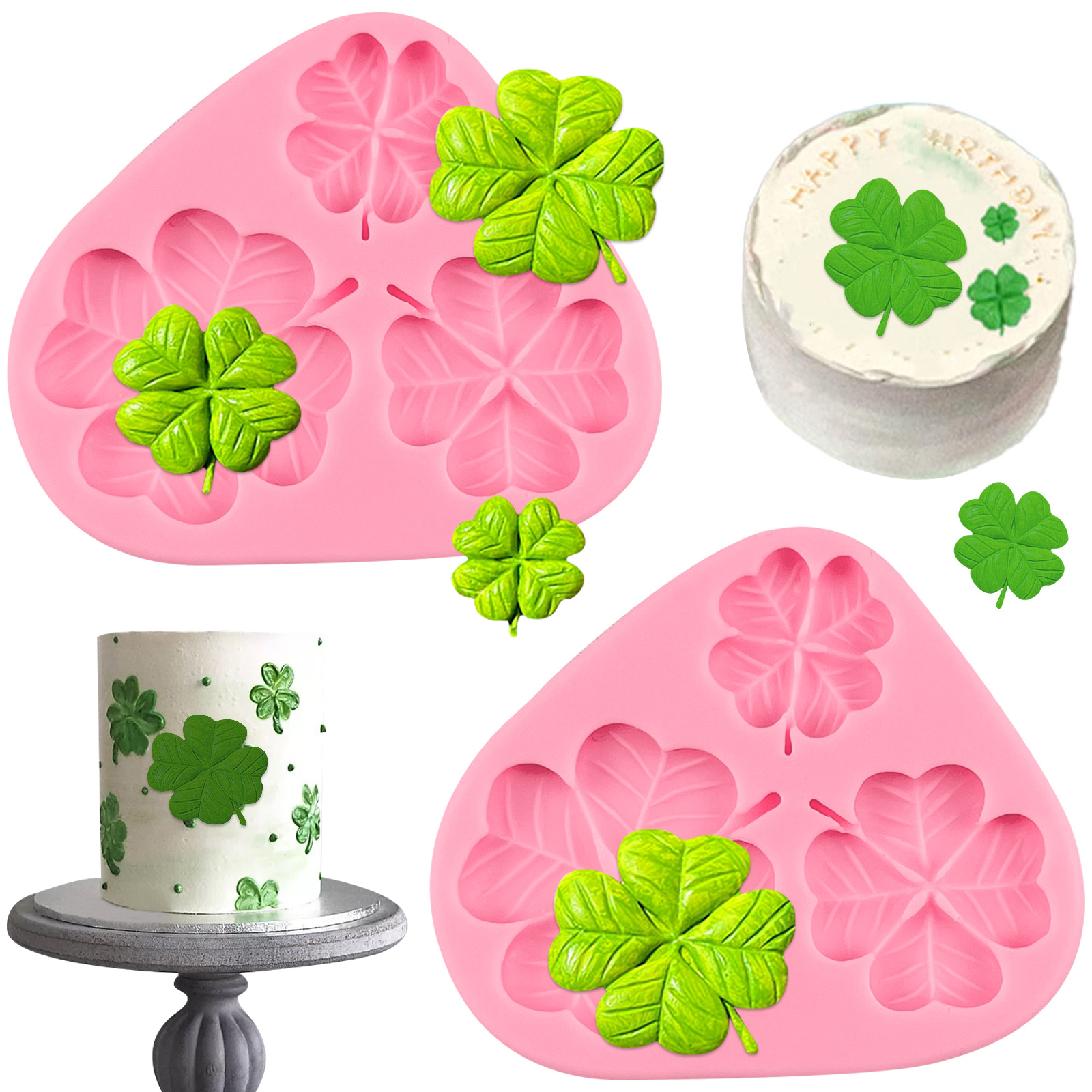 Peony Leaf Cake Decorating Silicone Molds, Leaf Fondant Molds for Cupcake  Toppers, Candy Chocolate, Mousse, Butter, Cookies, Gum, Flower Paste,  Dough